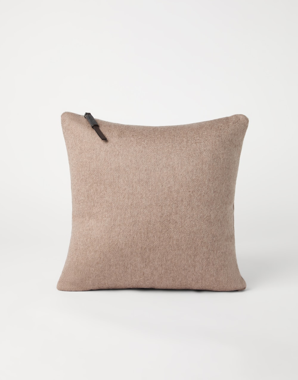 羊绒呢靠枕 鸽黄色 生活风格 - Brunello Cucinelli