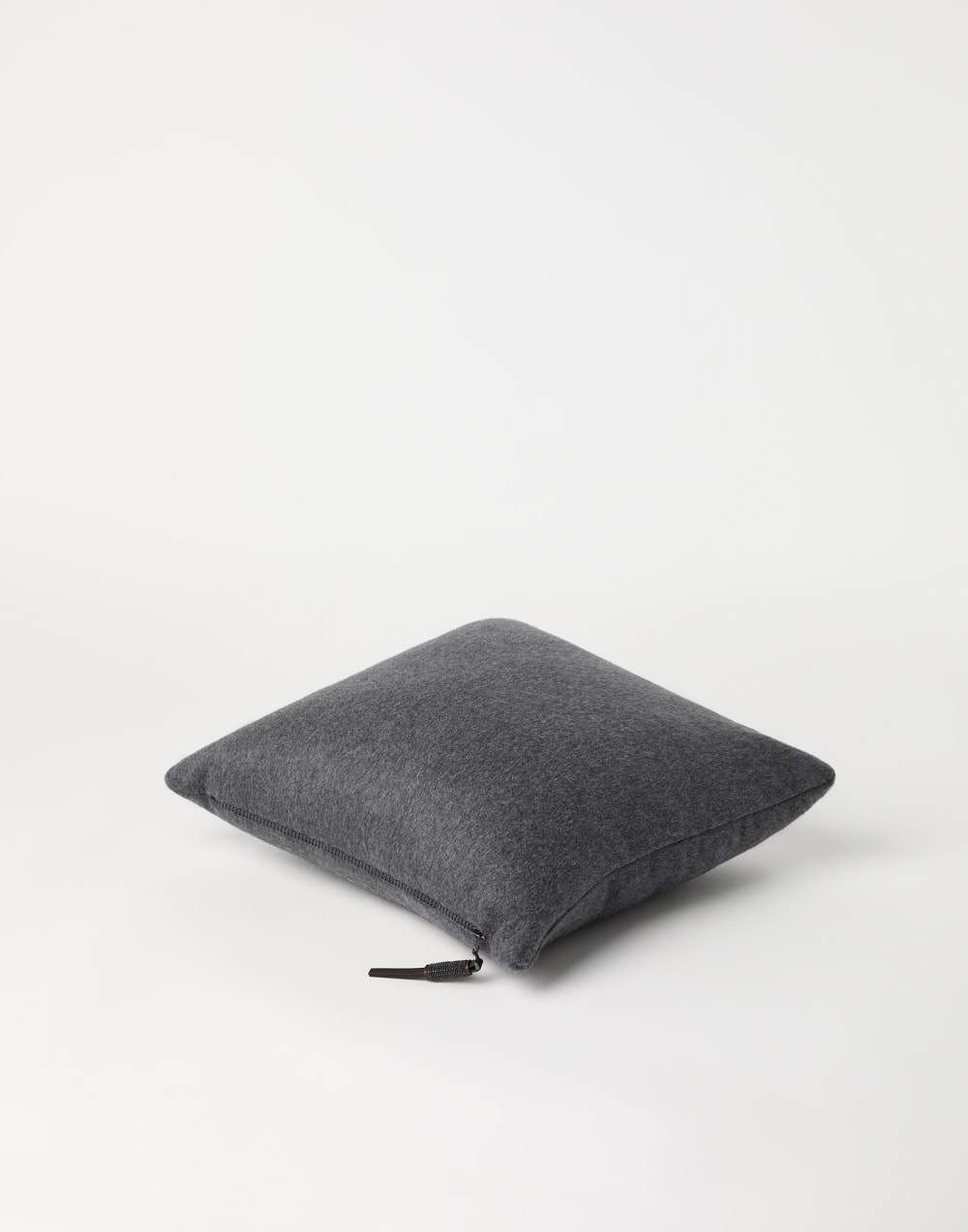 Cashmere beaver cushion Lead Lifestyle - Brunello Cucinelli