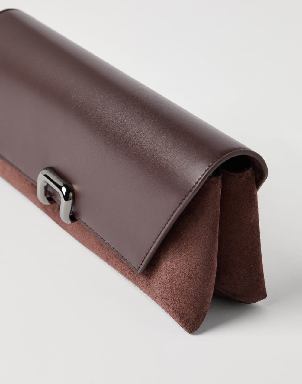 Sartorial pouch bag Burgundy Woman - Brunello Cucinelli