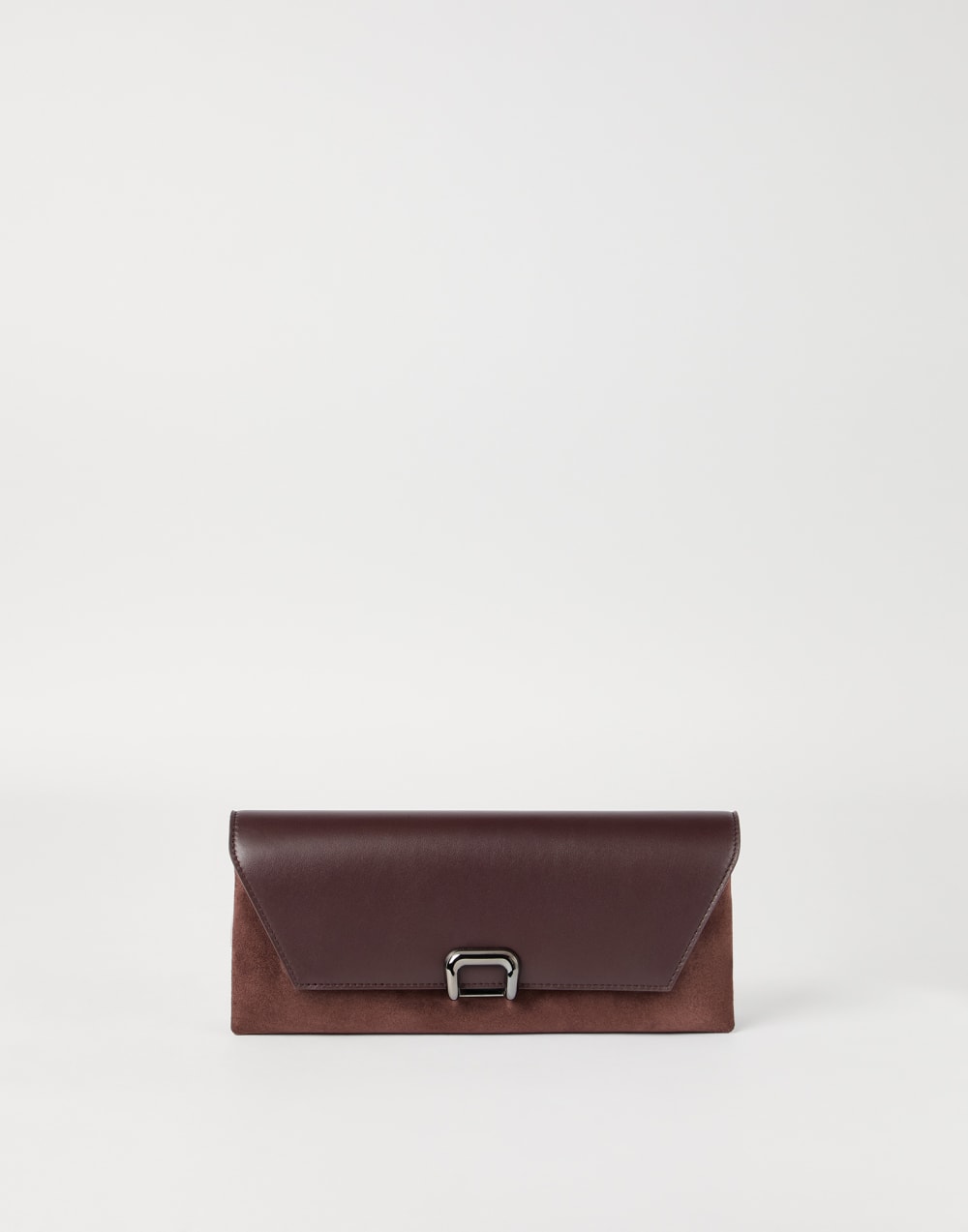 Sartorial pouch bag Burgundy Woman - Brunello Cucinelli