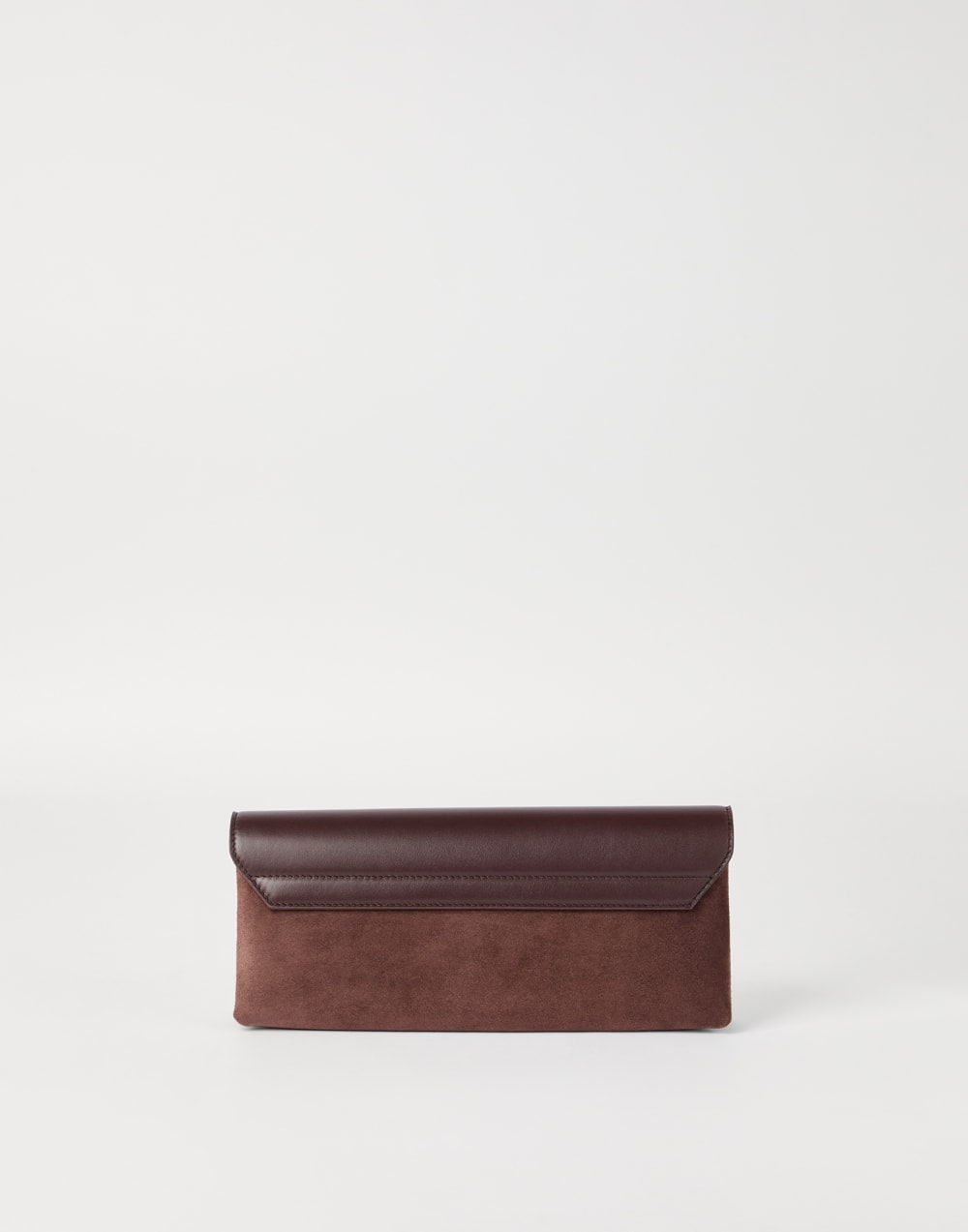 Sartorial pouch bag Burgundy Woman - Brunello Cucinelli