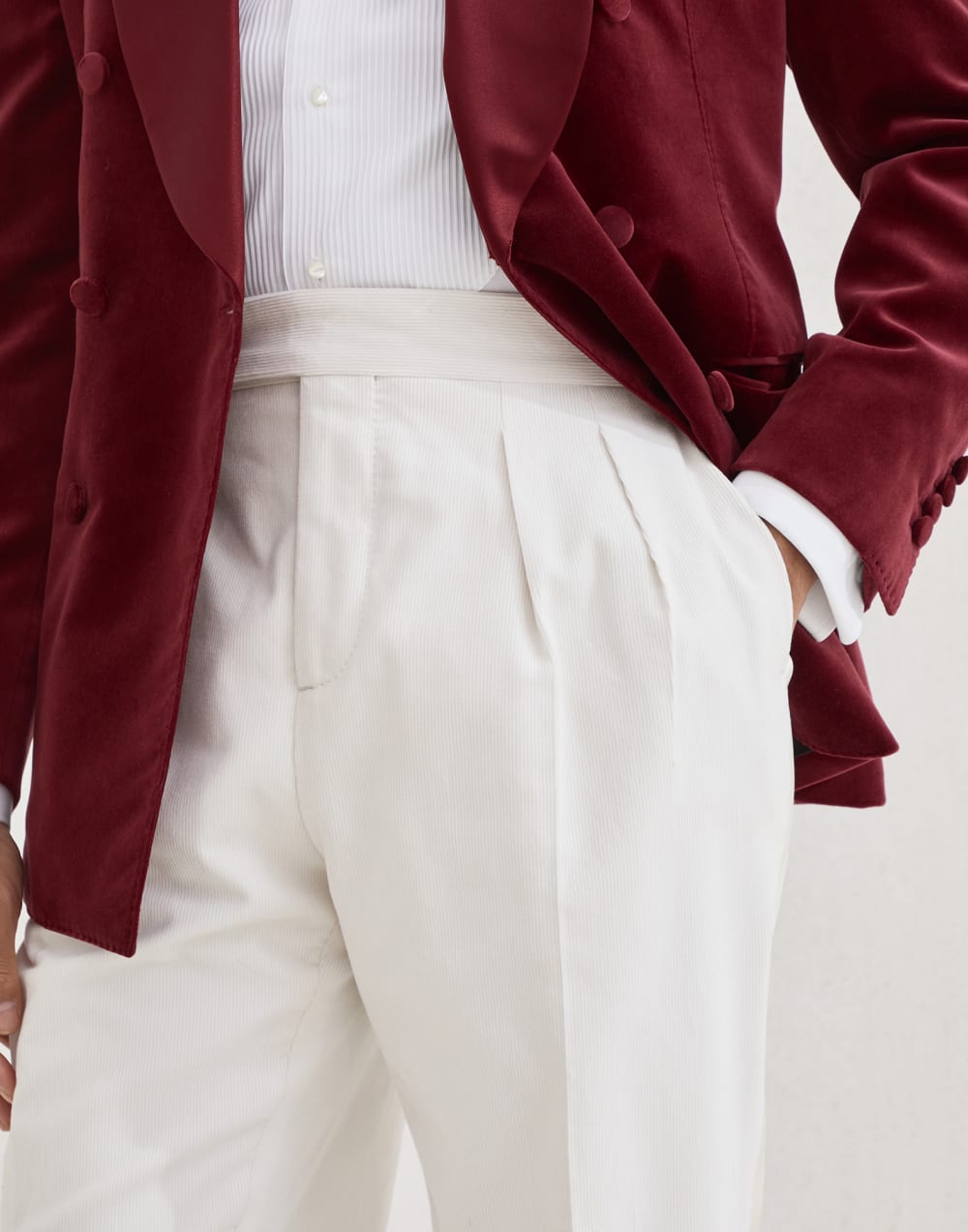 Tuxedo trousers Milk Man - Brunello Cucinelli