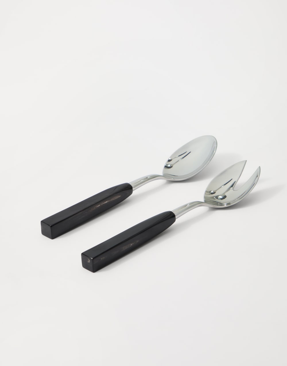 Salad serving set Black Lifestyle - Brunello Cucinelli