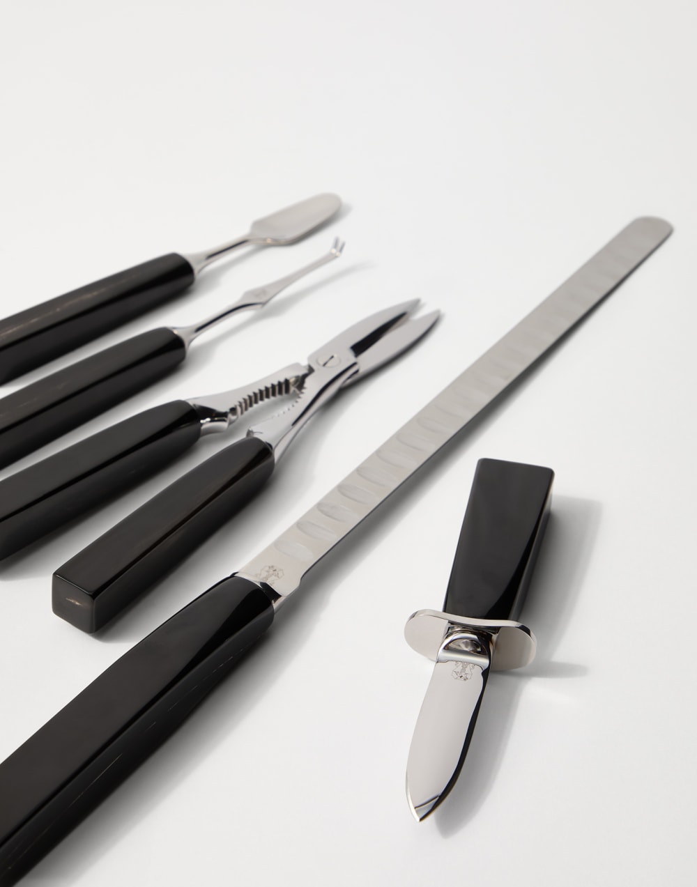 Set of crudités utensils Black Lifestyle - Brunello Cucinelli