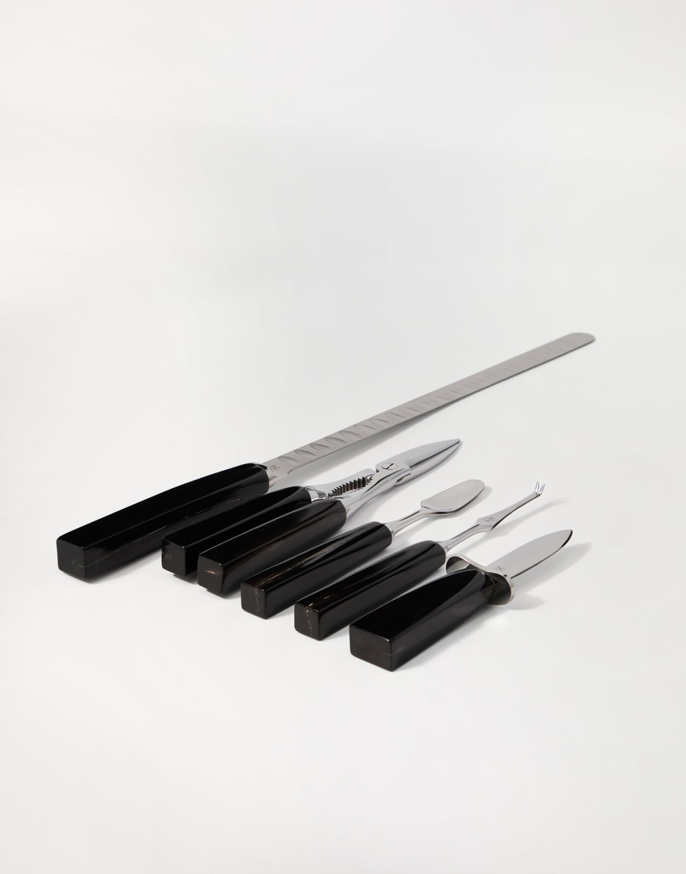 Set of crudités utensils Black Lifestyle - Brunello Cucinelli