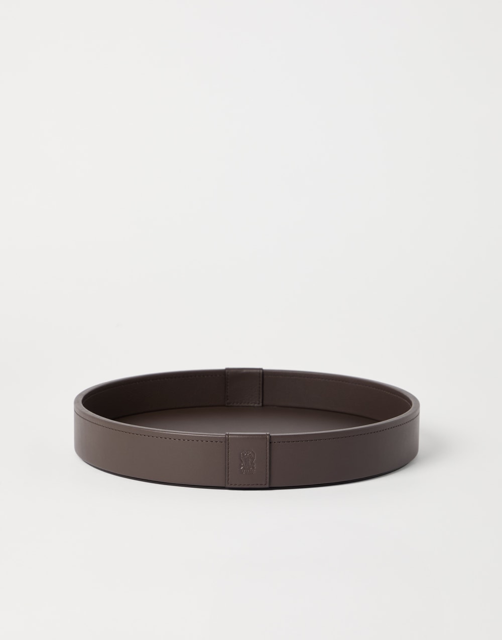 Small wood and leather tray Cigar Lifestyle - Brunello Cucinelli