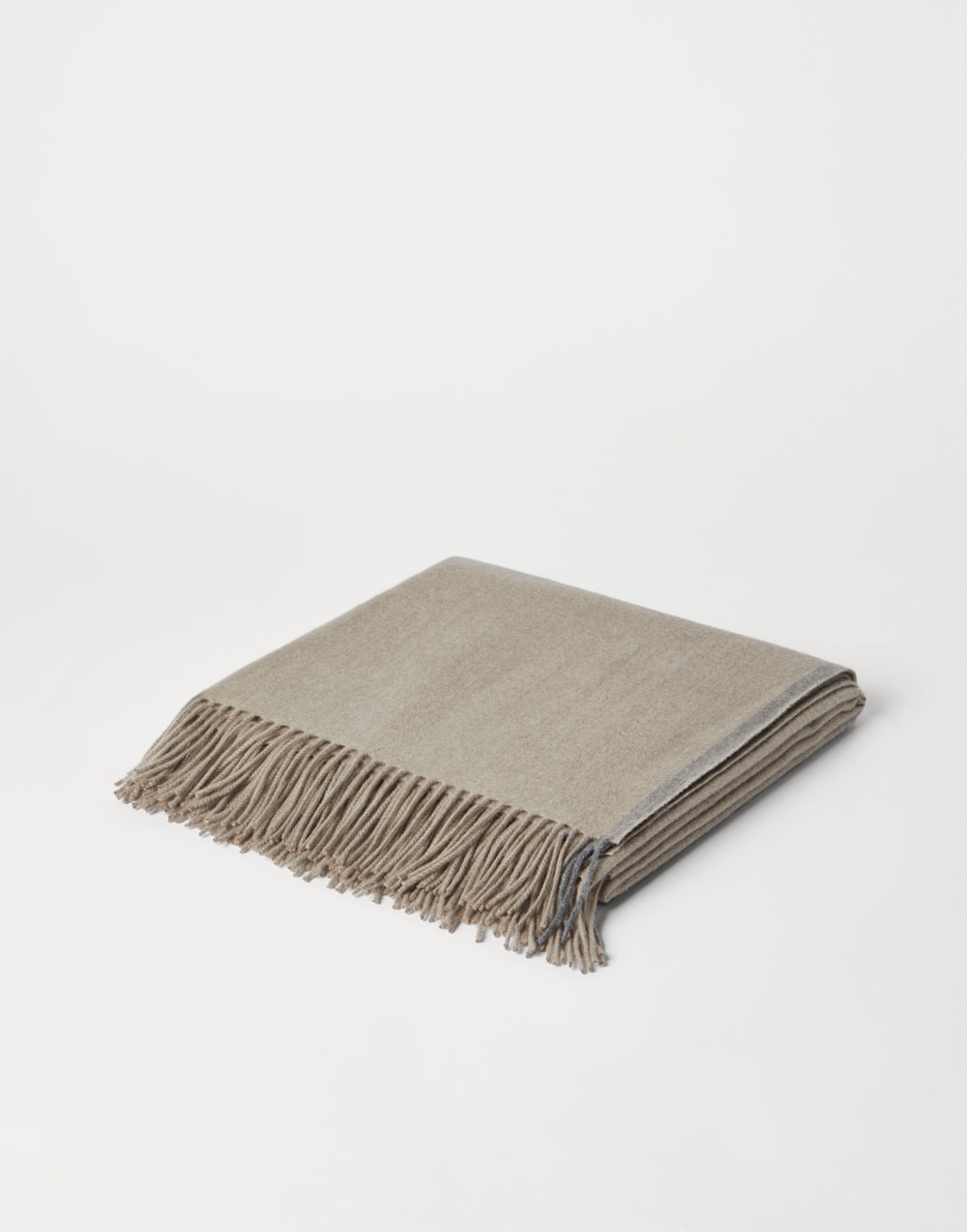 Cashmere throw Brown Lifestyle - Brunello Cucinelli
