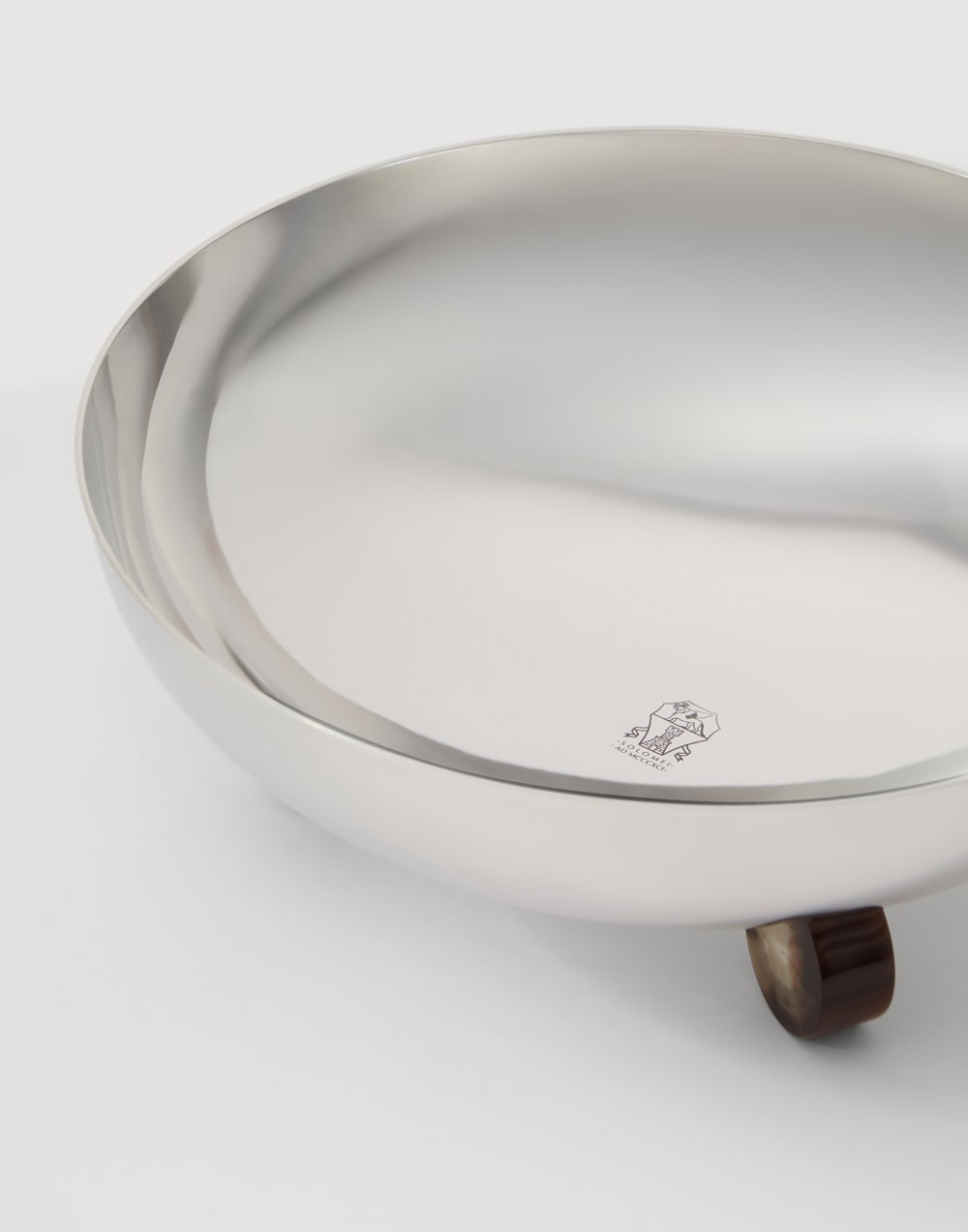 镀银钢制大碗 灰色 生活风格 - Brunello Cucinelli