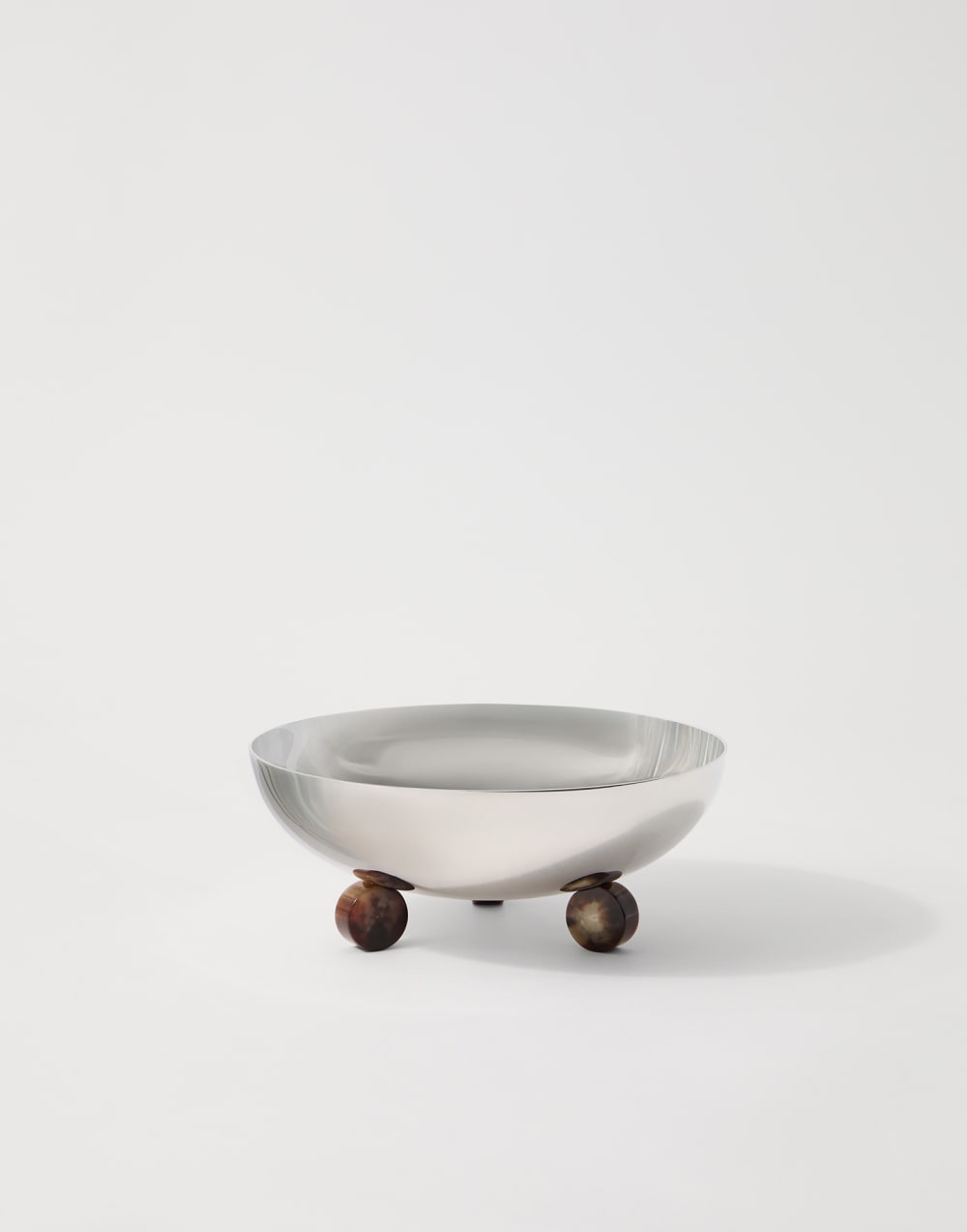镀银钢制大碗 灰色 生活风格 - Brunello Cucinelli