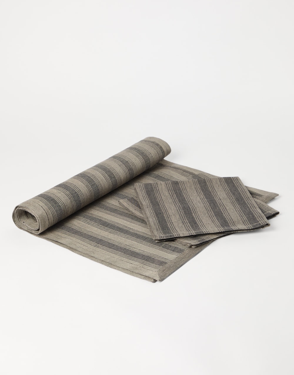 Набор из скатерти-раннера и салфеток Размытый Стиль жизни - Brunello Cucinelli