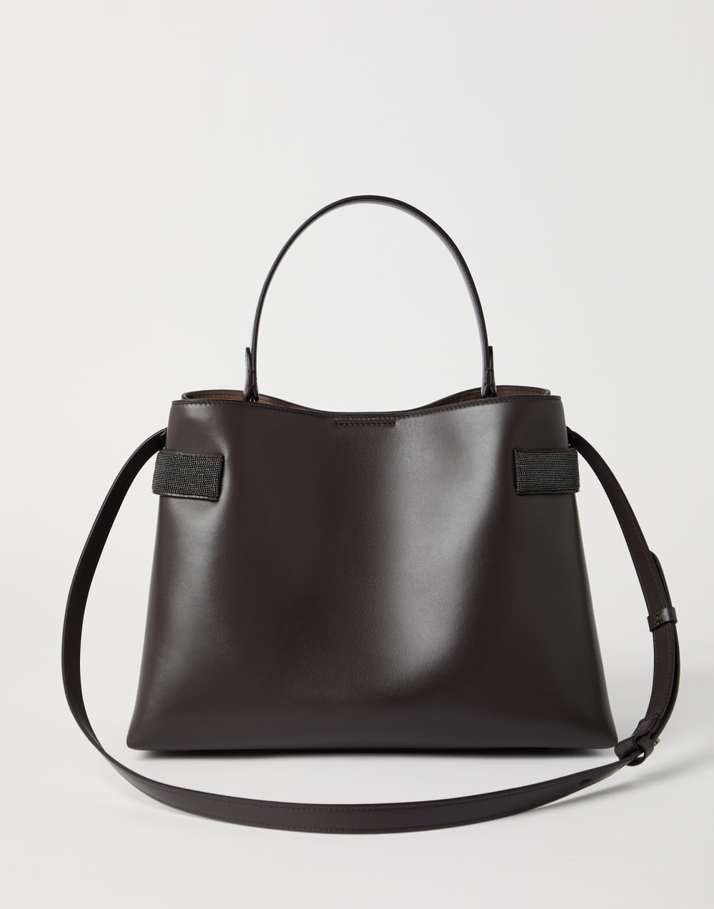 Top-Handle Essence bag Rust Brown Woman - Brunello Cucinelli