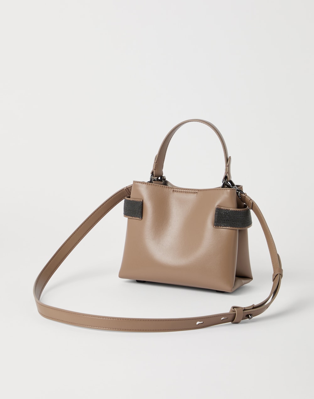 Essence 小号手挽包 榛子色 女款 - Brunello Cucinelli