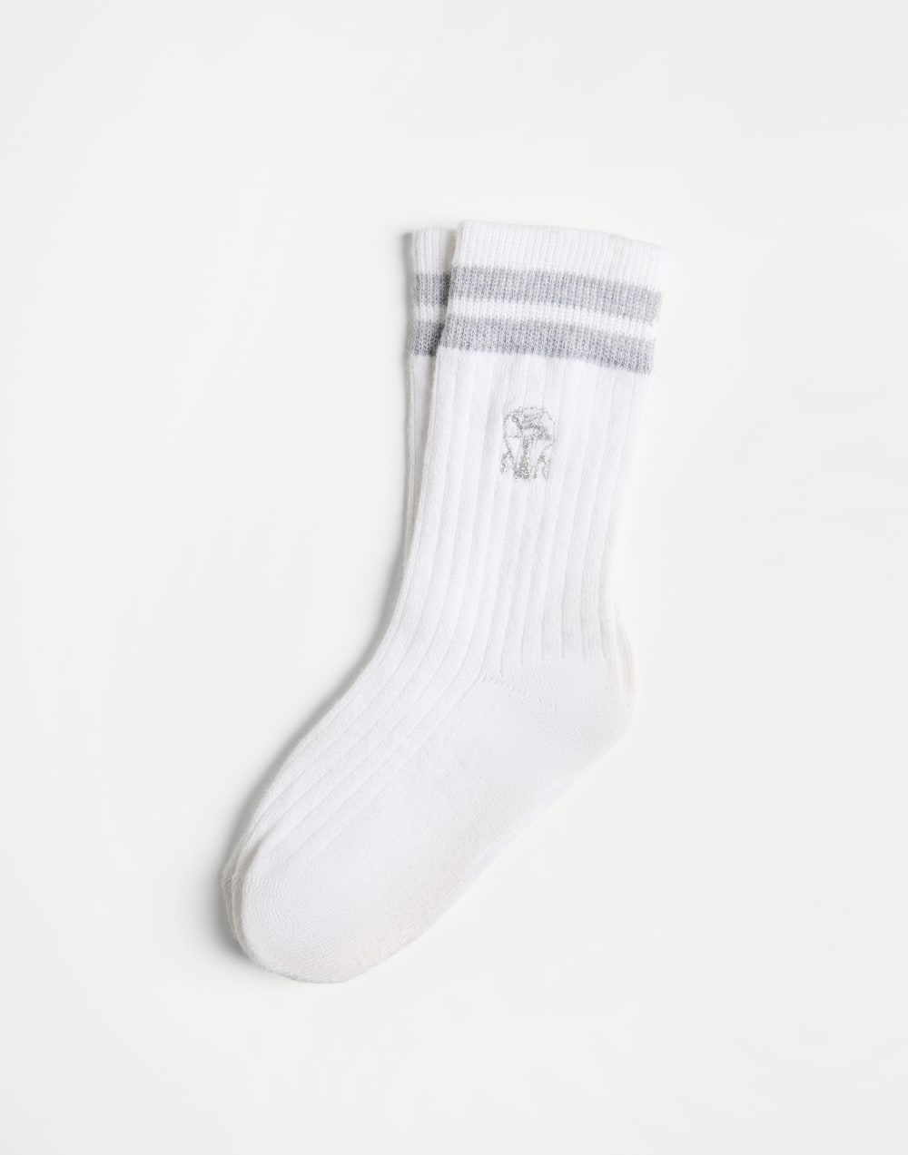 Knit socks Light Grey Girls - Brunello Cucinelli