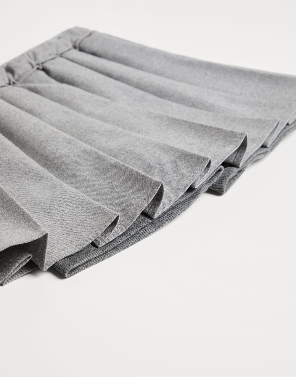 百褶半身裙 浅灰 女童 - Brunello Cucinelli