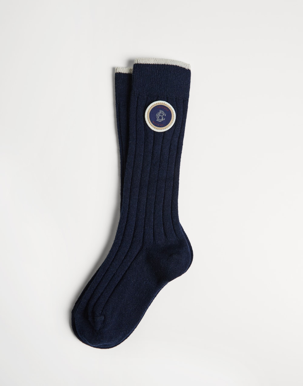 Cashmere knit socks Blue Boys - Brunello Cucinelli