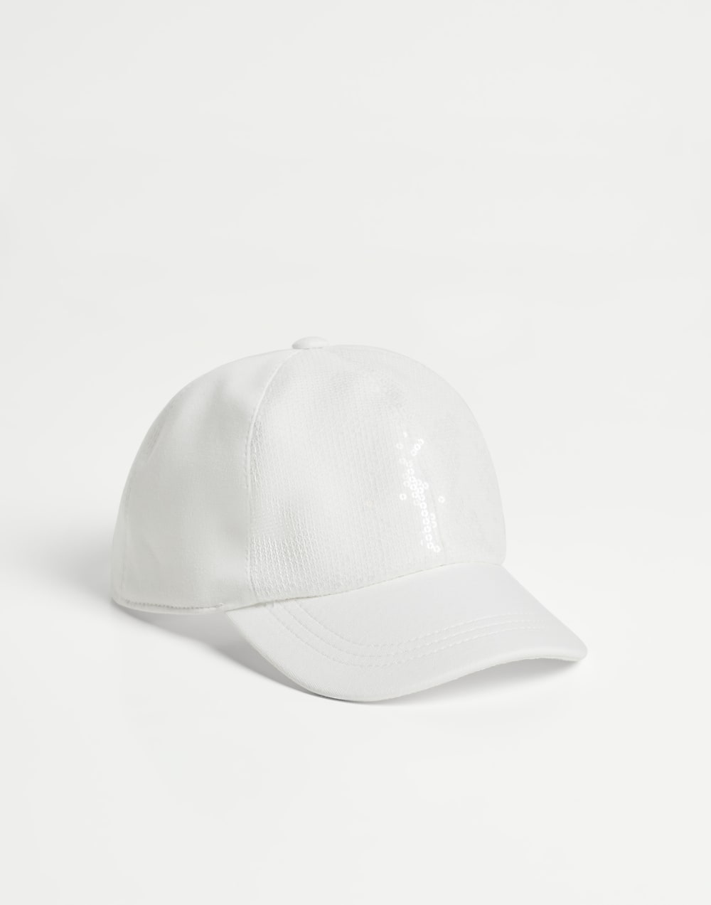 刺绣装饰篮球帽 白色 女童 - Brunello Cucinelli