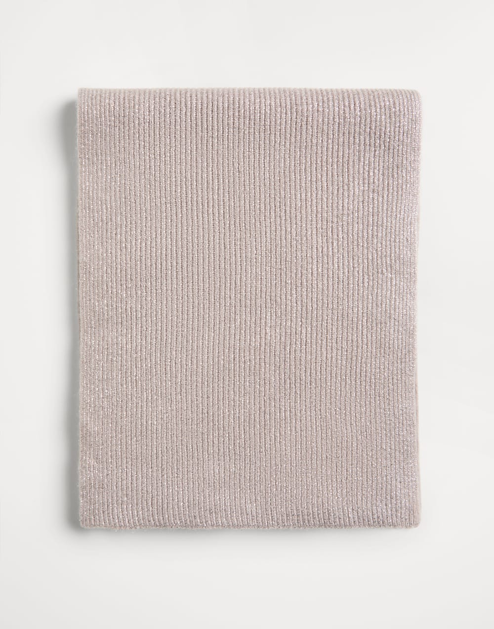 双层针织围巾 粉红色 女童 - Brunello Cucinelli