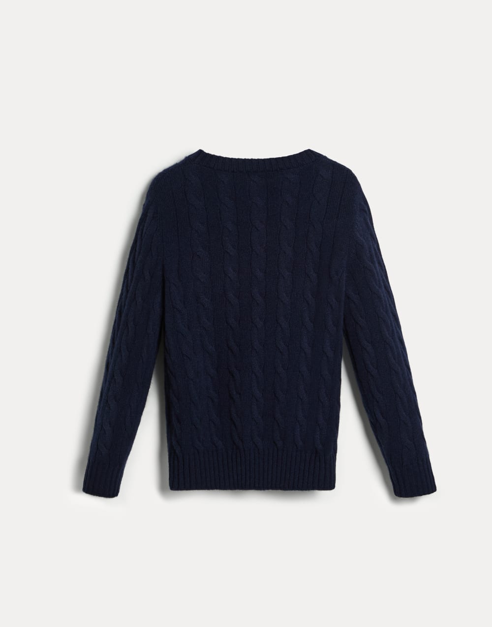 贴饰羊绒衫 海军蓝 男童 - Brunello Cucinelli