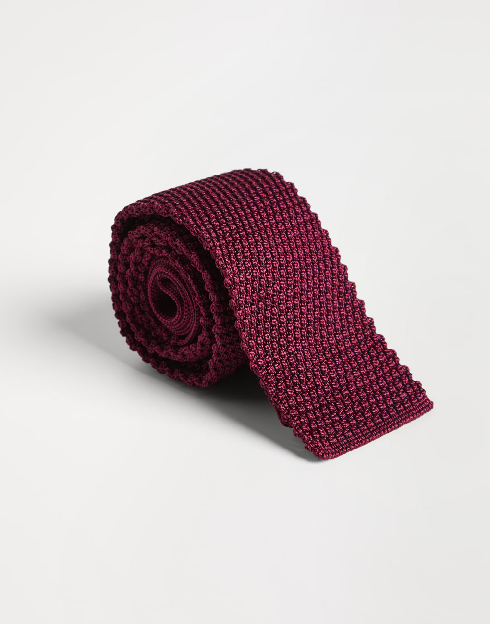 编织领带 深紫红色 男童 - Brunello Cucinelli