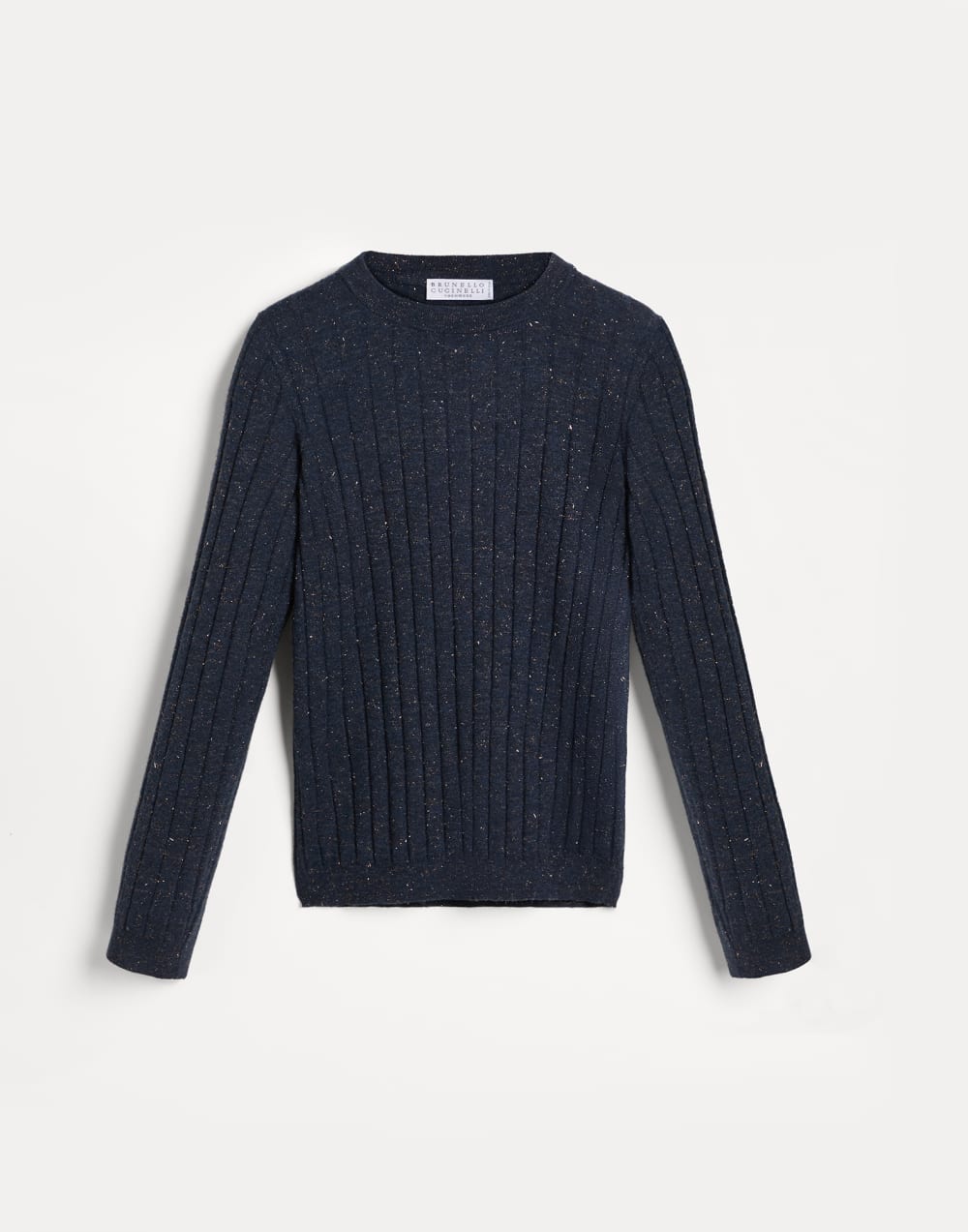 Sparkling cashmere lightweight sweater Blue Girls - Brunello Cucinelli