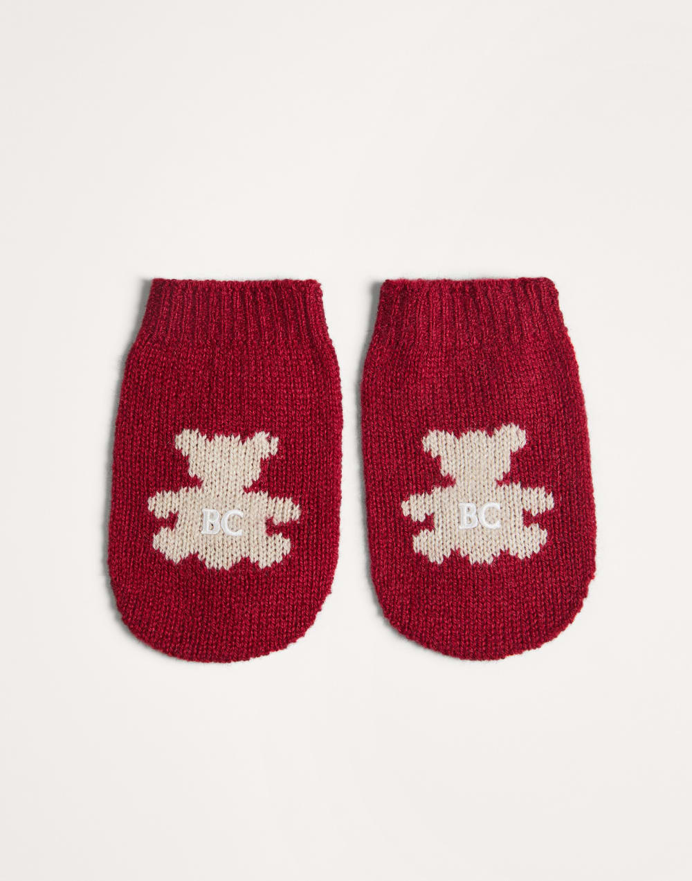 Варежки Baby Bernie Красный Малыши - Brunello Cucinelli