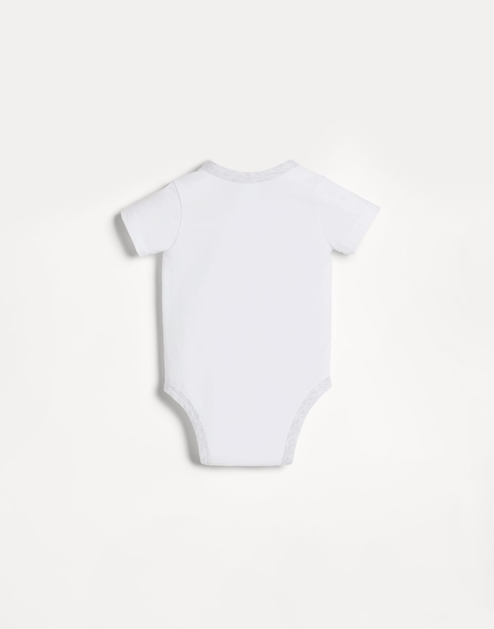 Jersey Baby Bernie bodysuit Light Grey Baby - Brunello Cucinelli