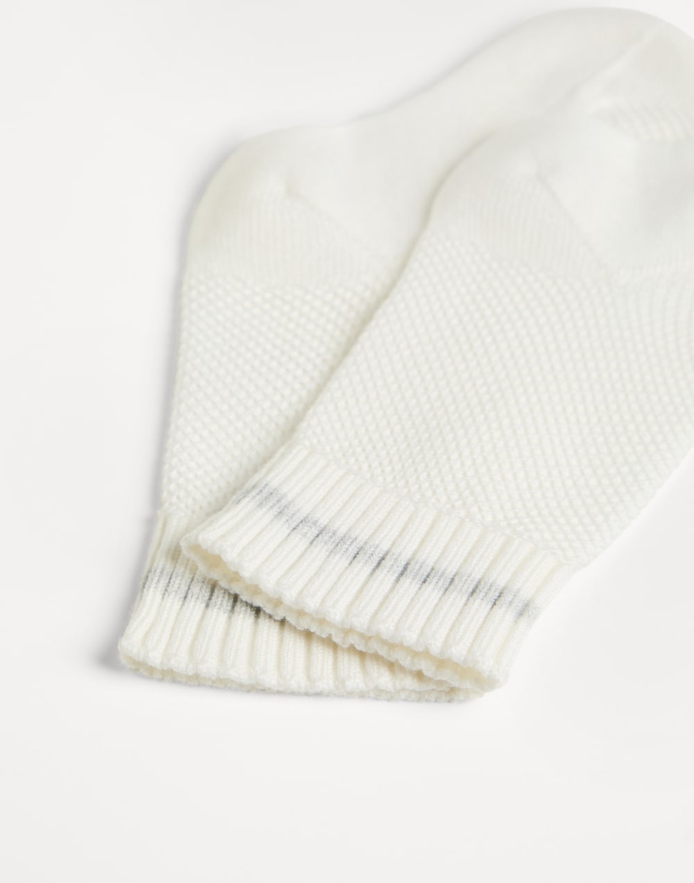 Calcetines Baby Bernie con punto Waffle Gris Claro Bebé - Brunello Cucinelli