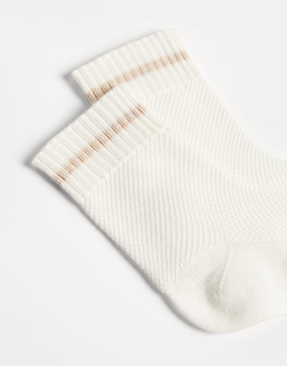 Baby Bernie Waffle stitch socks Beige Baby - Brunello Cucinelli