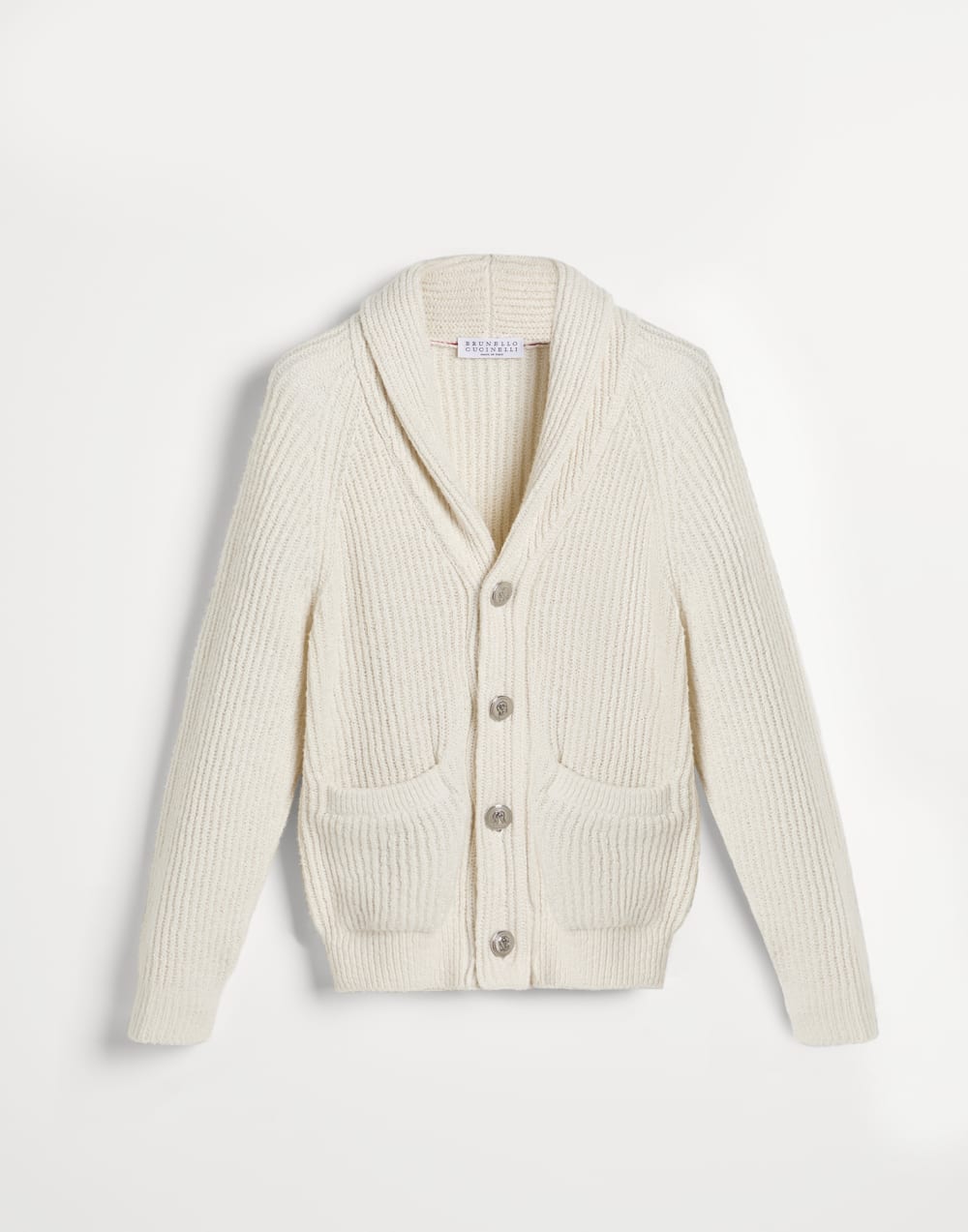 Malfilé cotton cardigan Panama Boys - Brunello Cucinelli