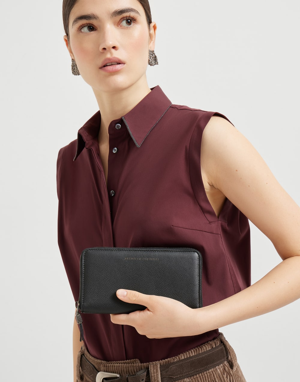 Billetero de piel Negro Mujer - Brunello Cucinelli