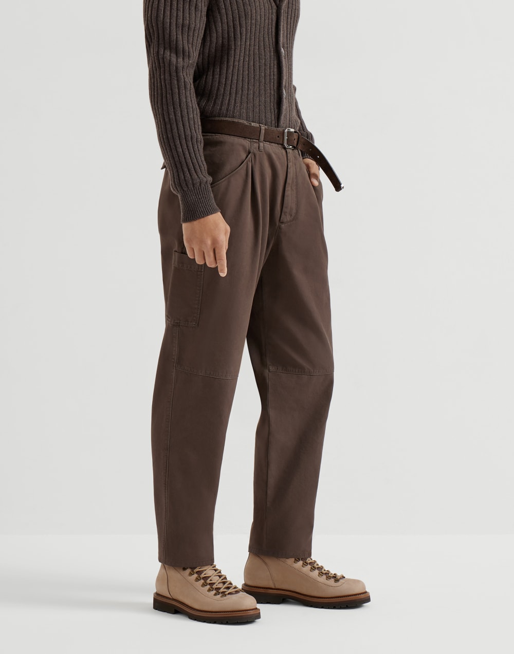 Hose „Ergonomic“ Braun Herren - Brunello Cucinelli