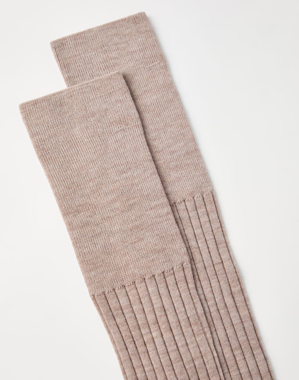 Носки в рубчик Ореховый Мужчина - Brunello Cucinelli
