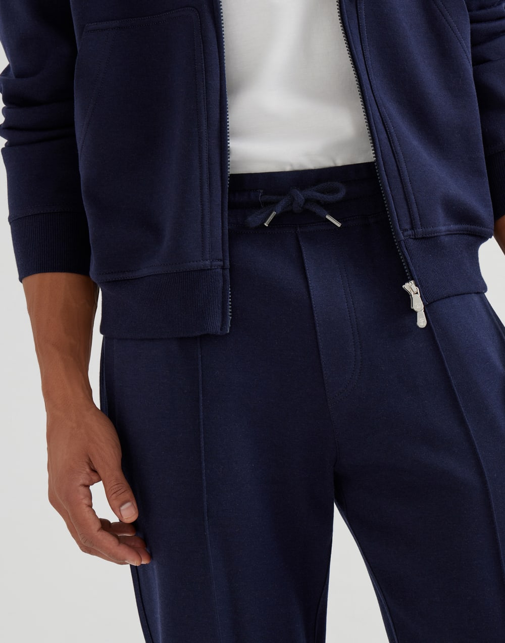 Брюки со стрелками Кобальтово-Синий Мужчина - Brunello Cucinelli