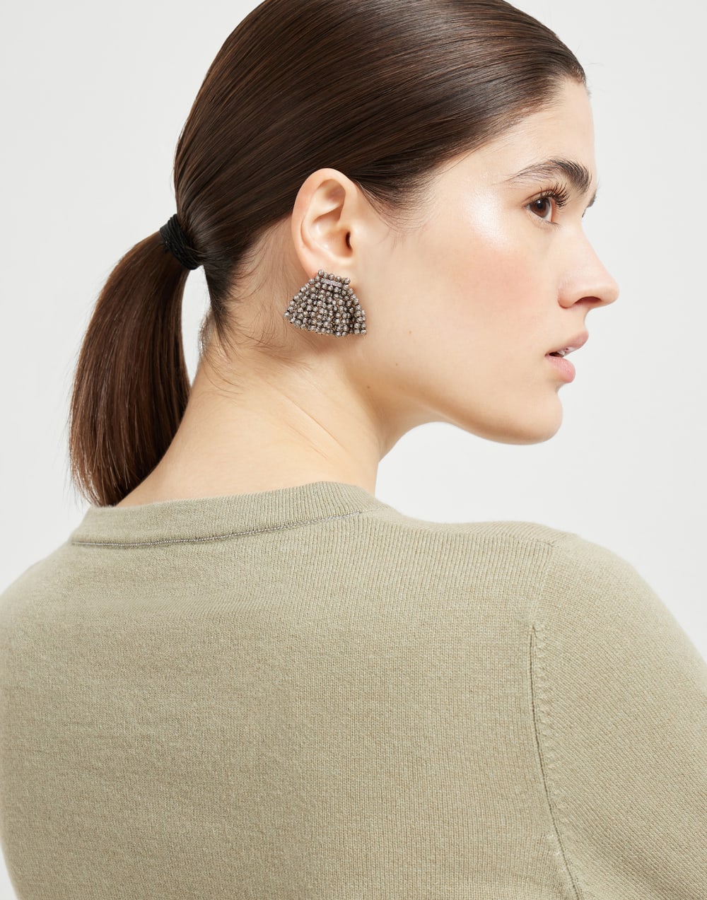 Cashmere sweater Green Woman - Brunello Cucinelli