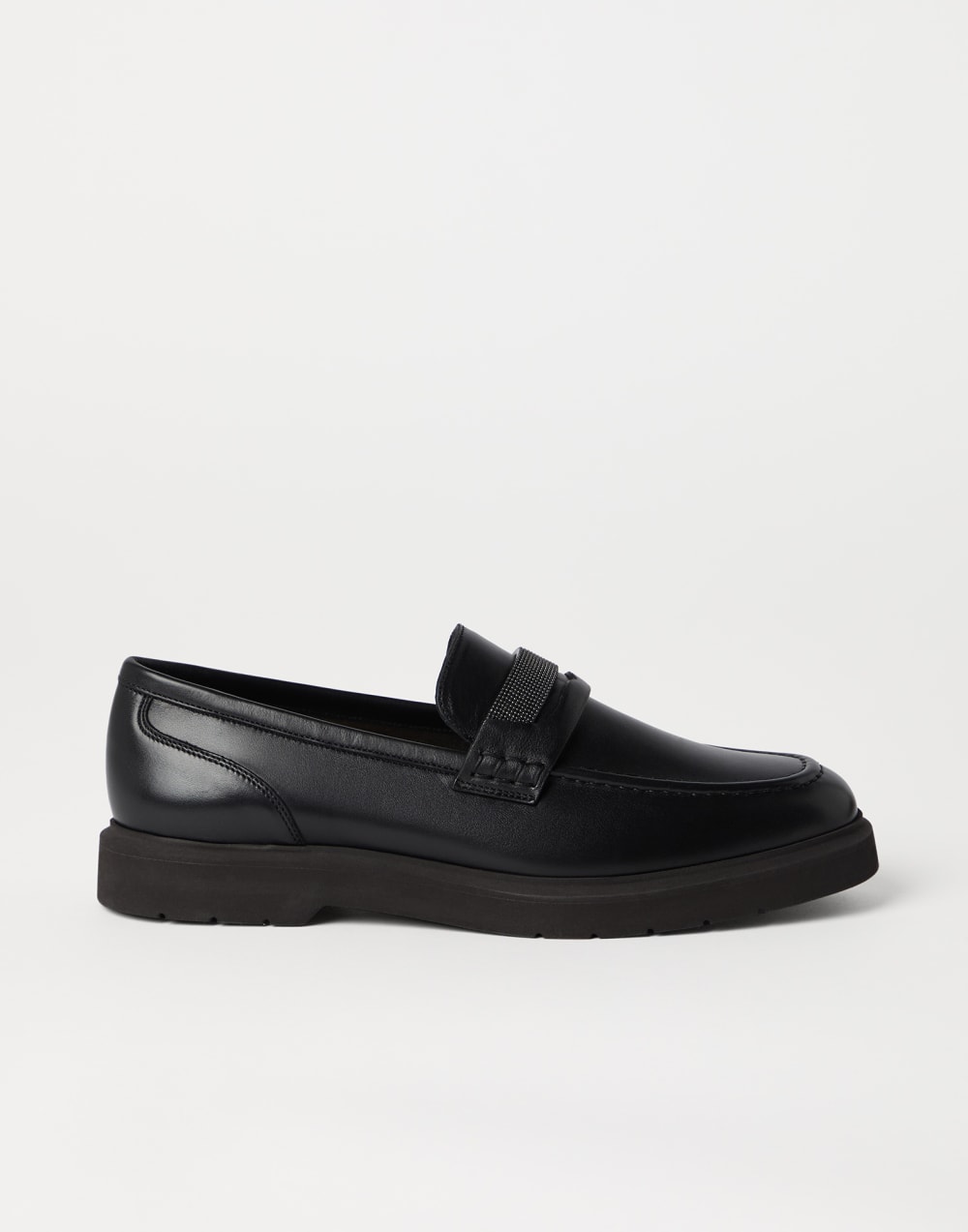 Penny Loafers Noir Femme - Brunello Cucinelli