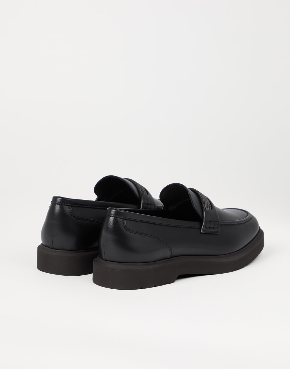 Penny Loafers Noir Femme - Brunello Cucinelli