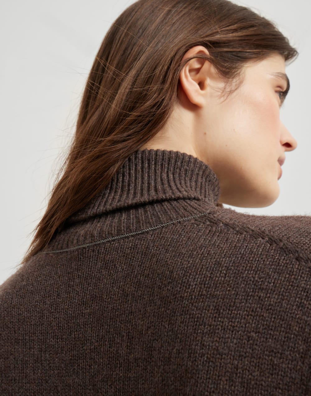 Cashmere sweater Rust Brown Woman - Brunello Cucinelli
