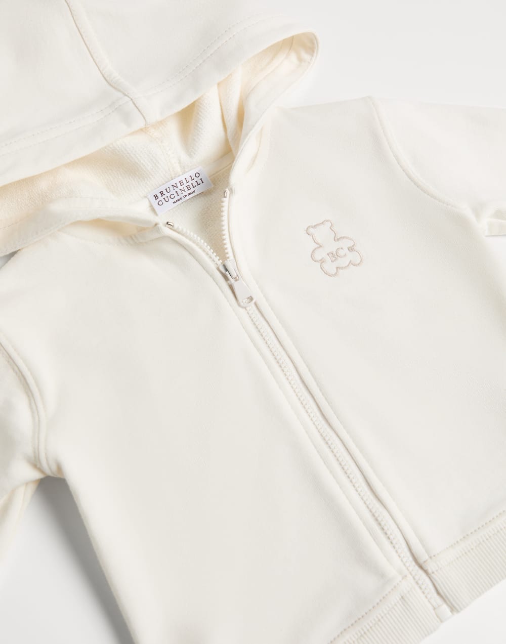 伯尼小熊幼童小卫衣 巴拿马色 幼童 - Brunello Cucinelli