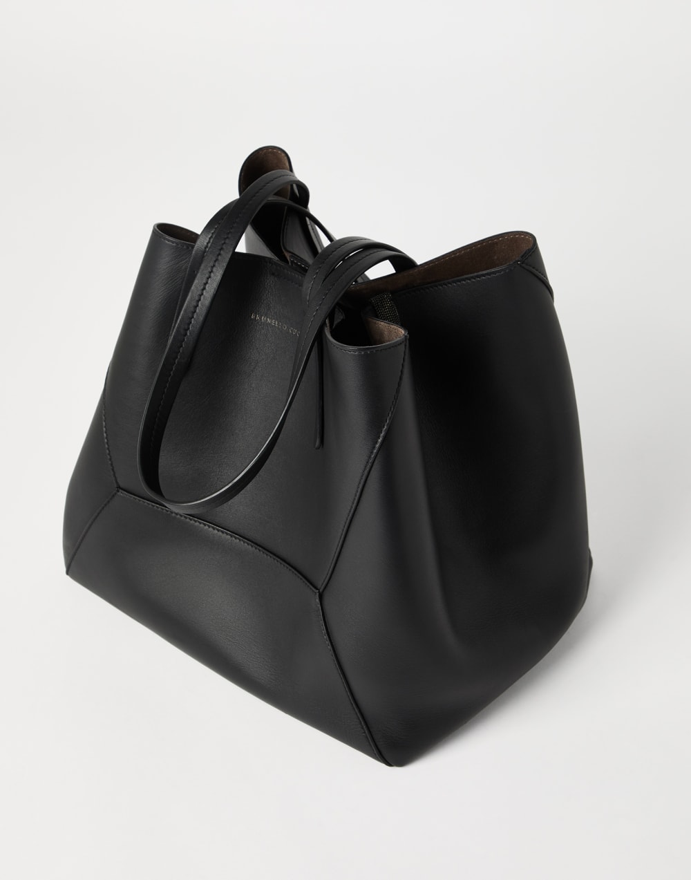 BC Duo 小牛皮购物包 黑色 女款 - Brunello Cucinelli