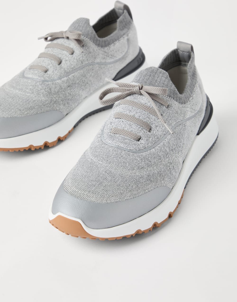 Knit runners Light Grey Man - Brunello Cucinelli