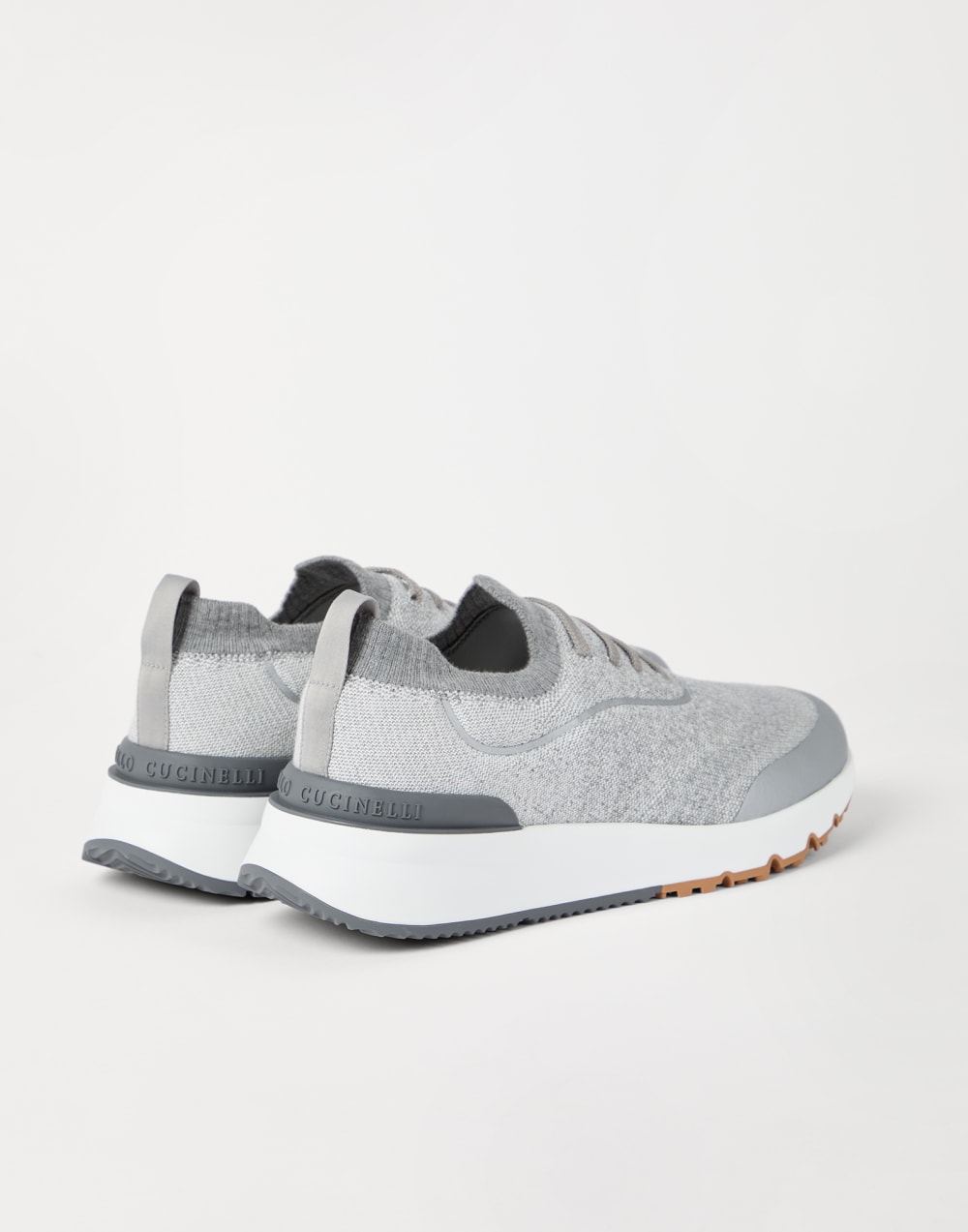 Knit runners Light Grey Man - Brunello Cucinelli