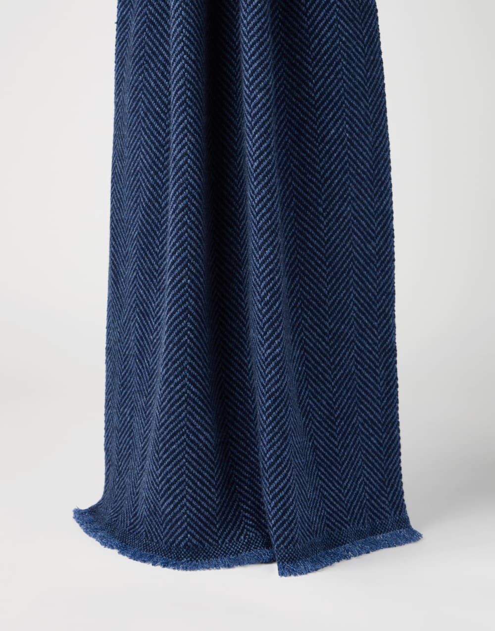 Echarpe en cachemire Bleu Avio Homme - Brunello Cucinelli