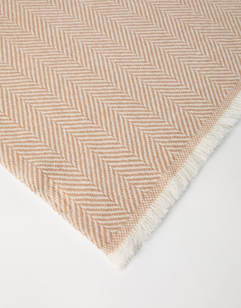 Cashmere scarf Camel Man - Brunello Cucinelli