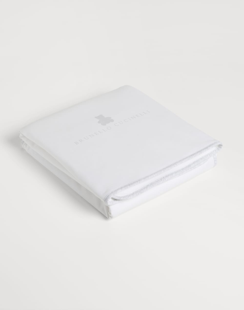 双面棉针织毯 浅灰 幼童 - Brunello Cucinelli