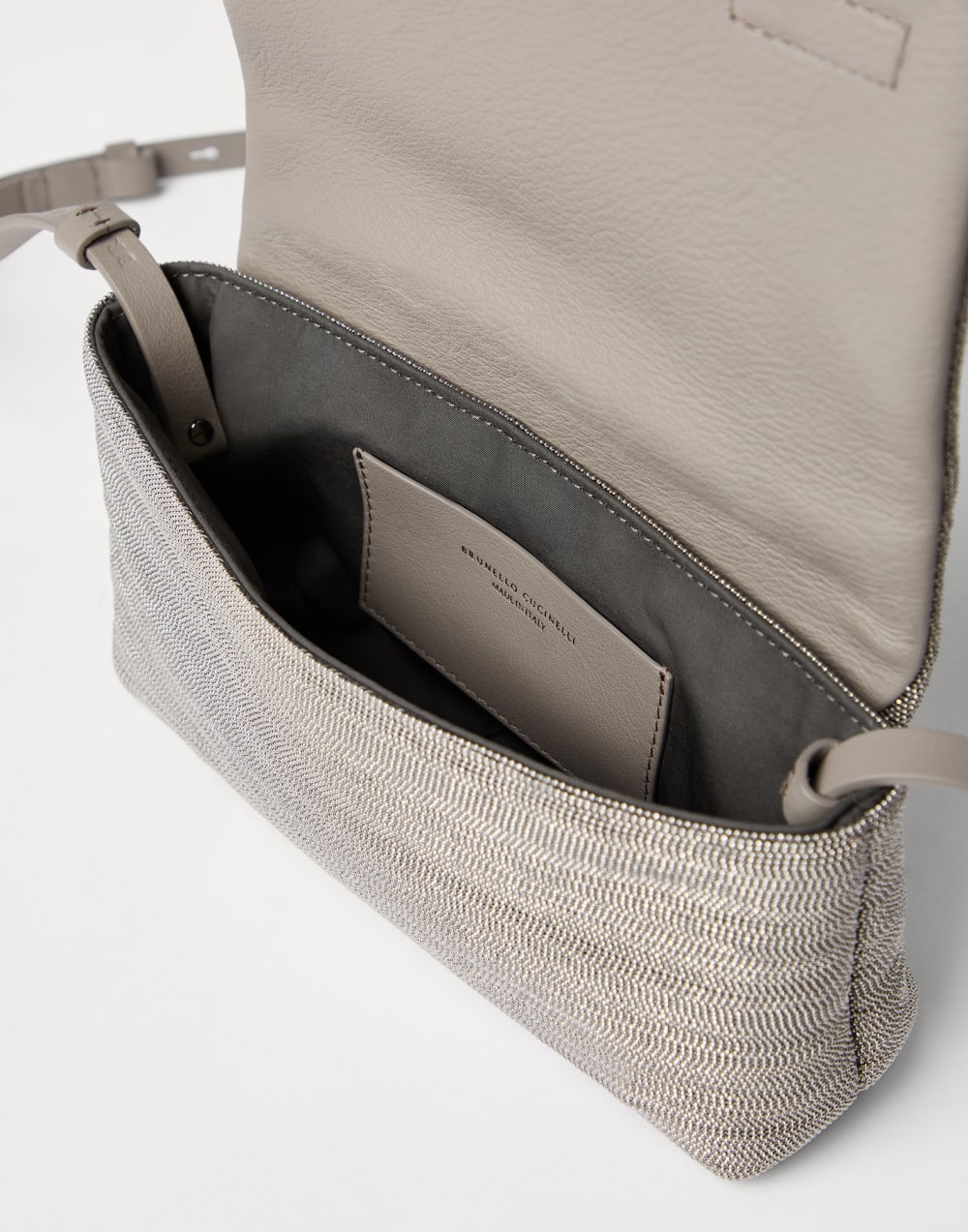 精致的书包 褐煤灰 女款 - Brunello Cucinelli