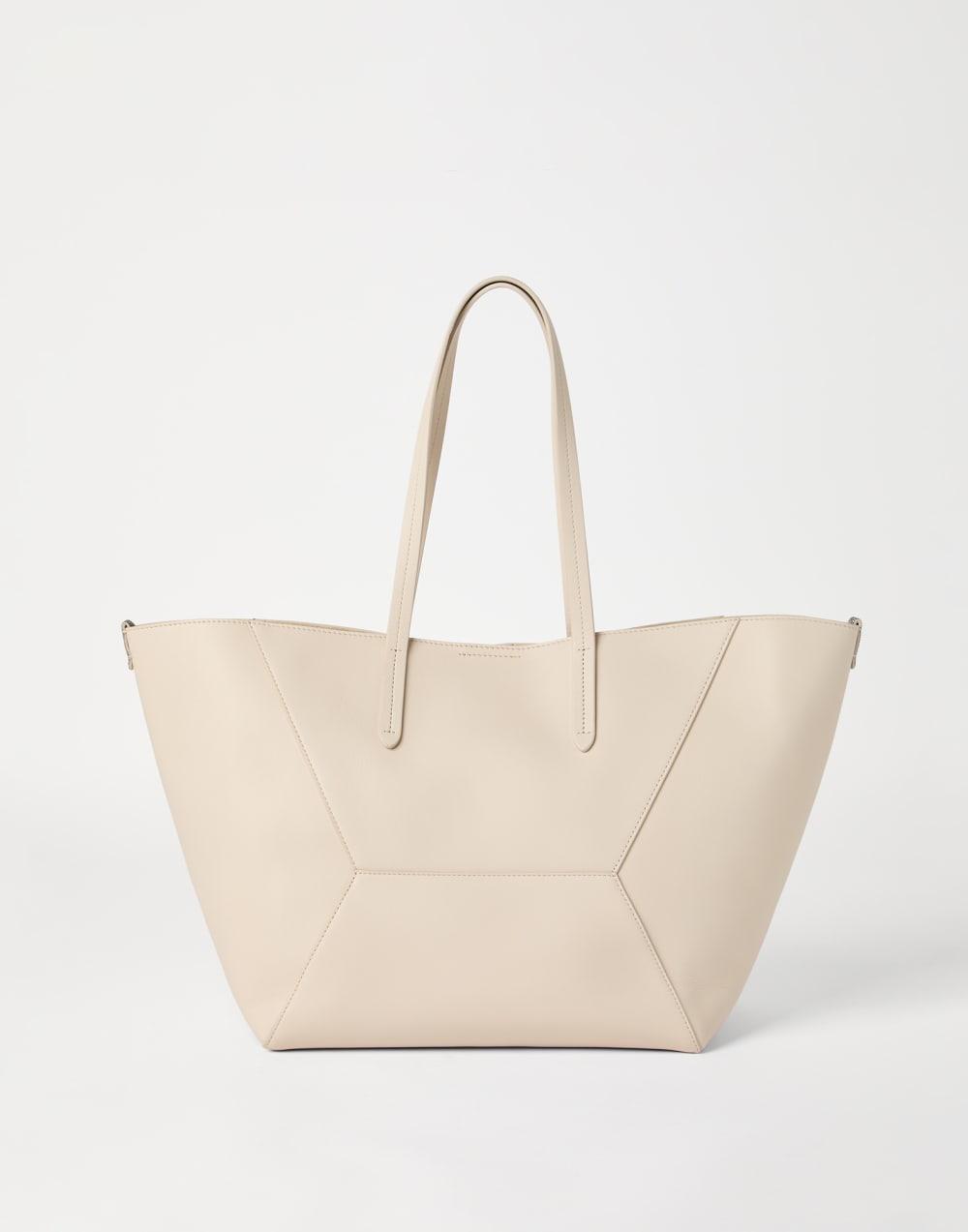 BC Duo 小牛皮购物包 象牙色 女款 - Brunello Cucinelli