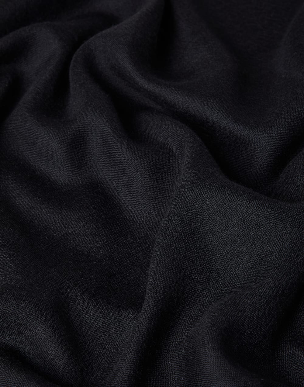 Шарф из кашемира и шелка Чёрный Женщина - Brunello Cucinelli