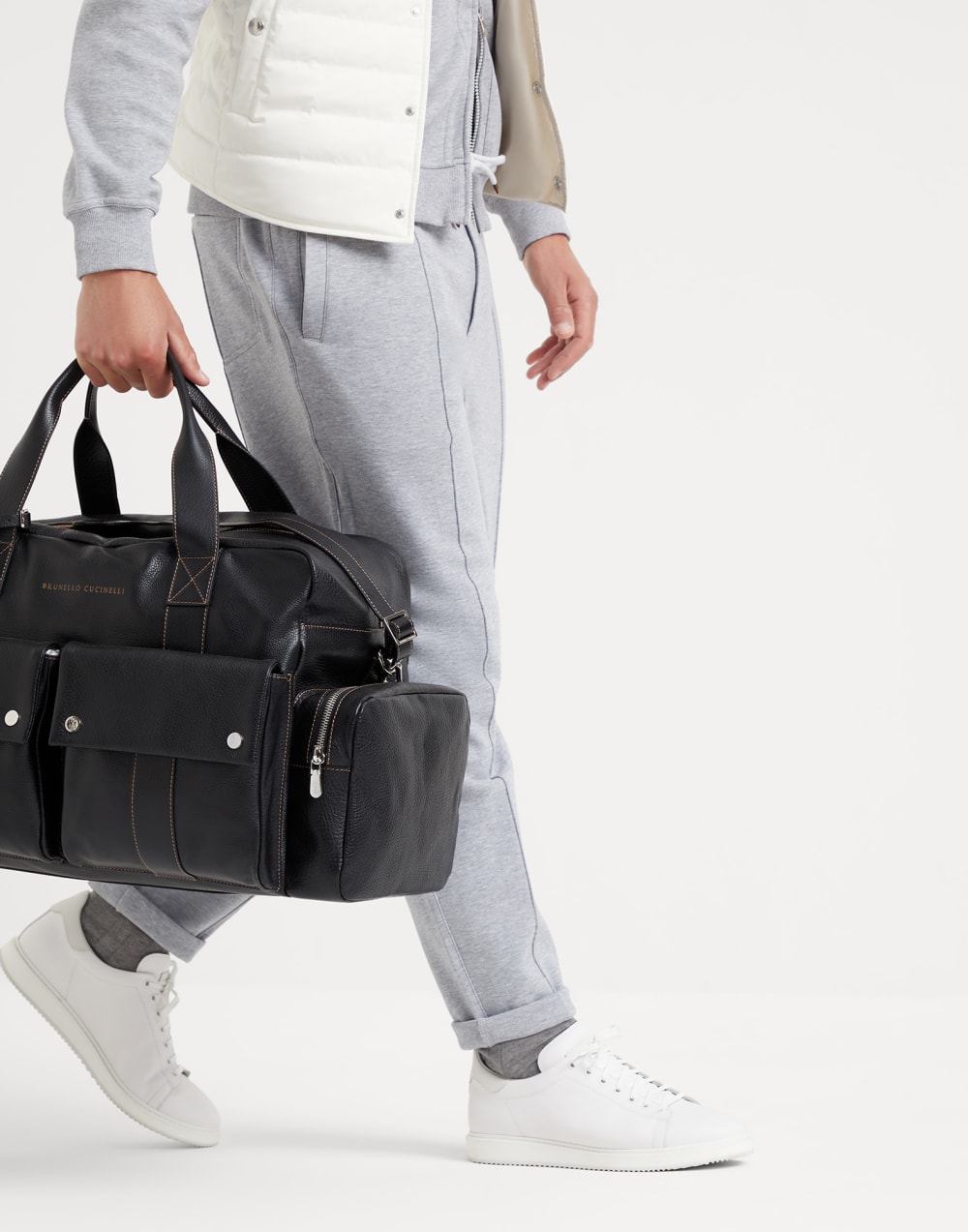 休闲包 黑色 男款 - Brunello Cucinelli