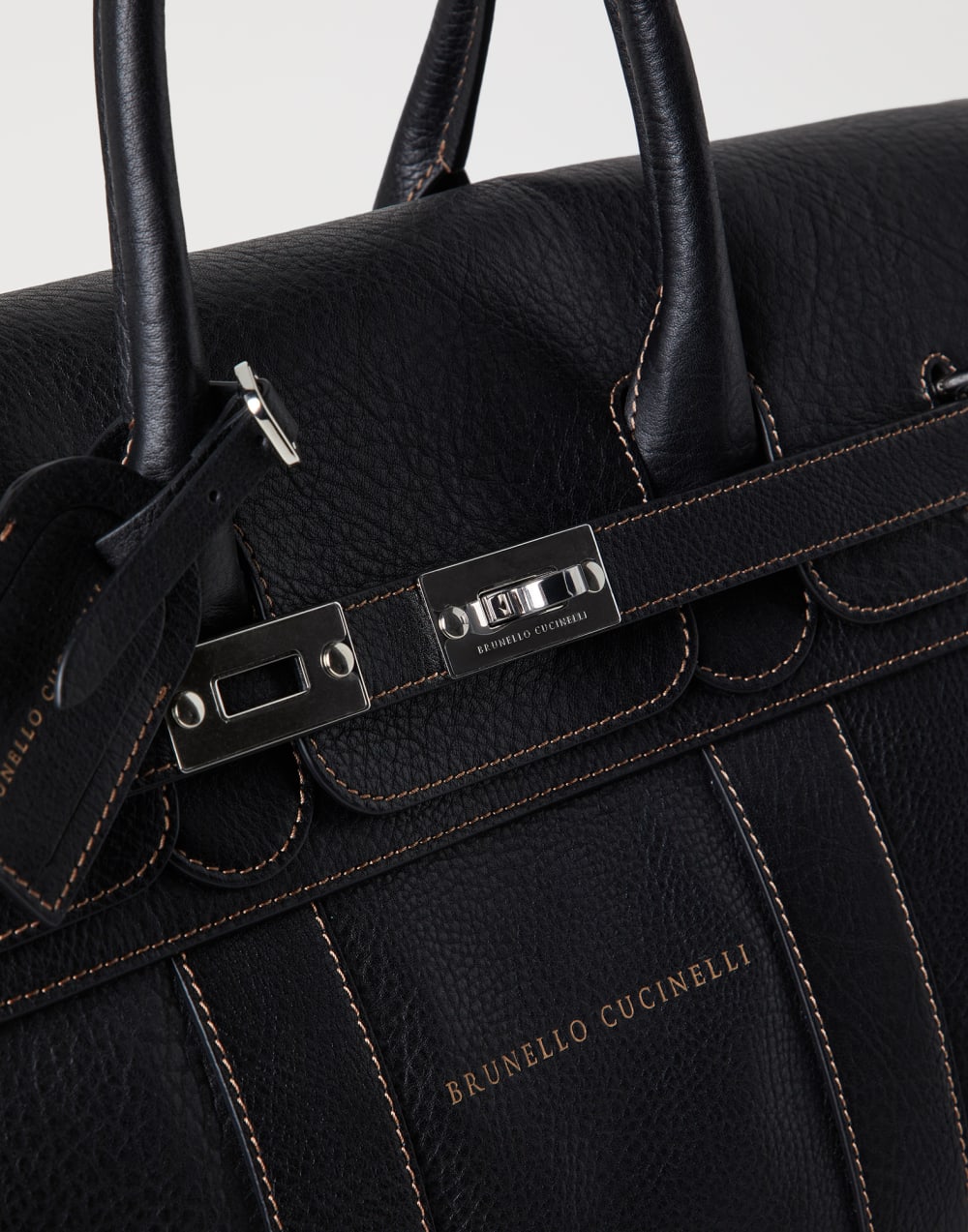 Country bag Black Man - Brunello Cucinelli