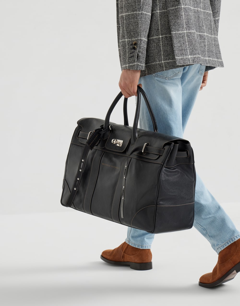 Country bag Black Man - Brunello Cucinelli